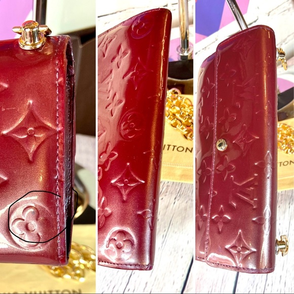 Louis Vuitton Bordeaux color vernis Sarah wallet crossbody - Picture 10 of 16
